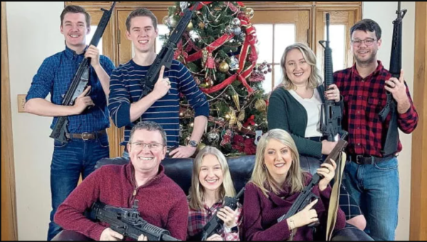 famiglia americana armata